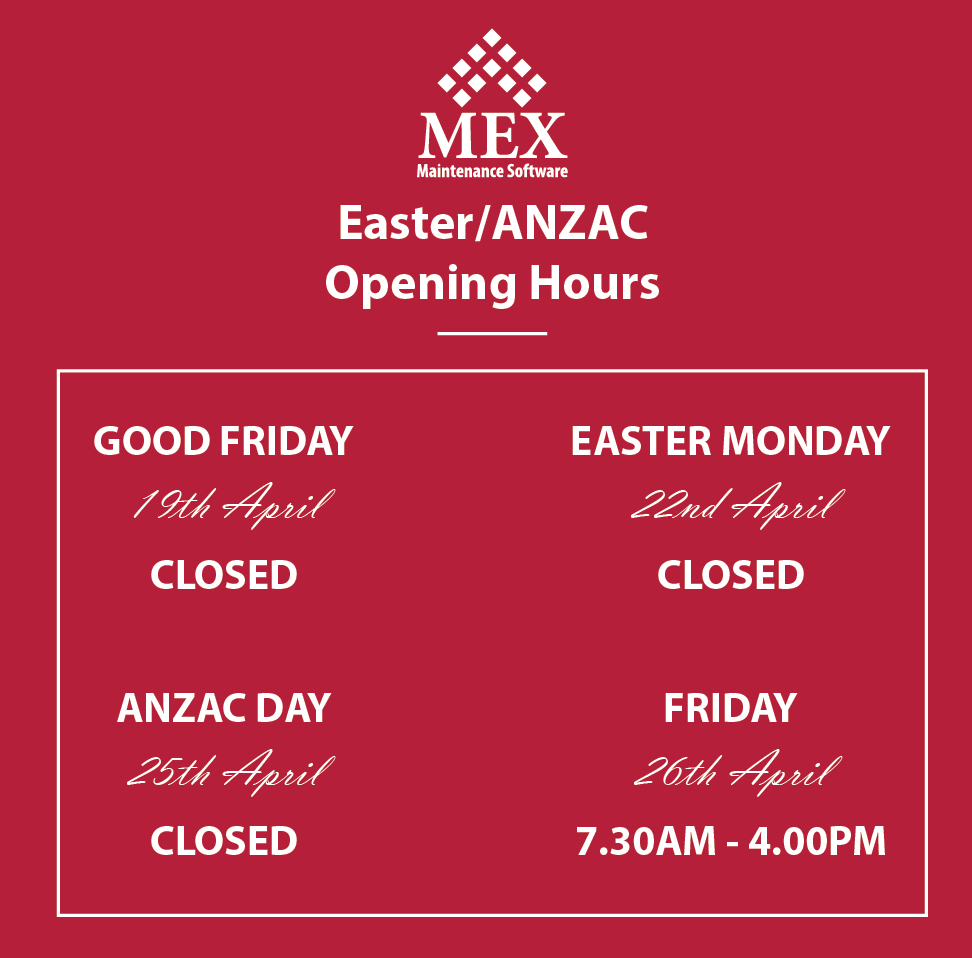Easter and ANZAC Opening Hours 2019